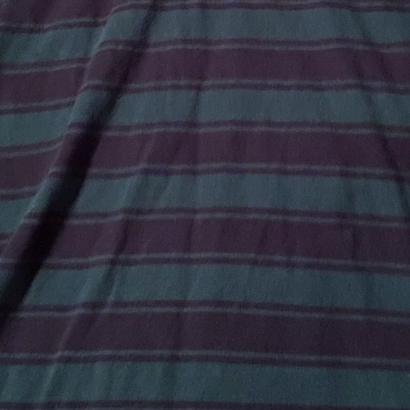 Children’s Place Boys Hoodie Sz 7/8 Navy and Green Stripe - Picture 3 of 3